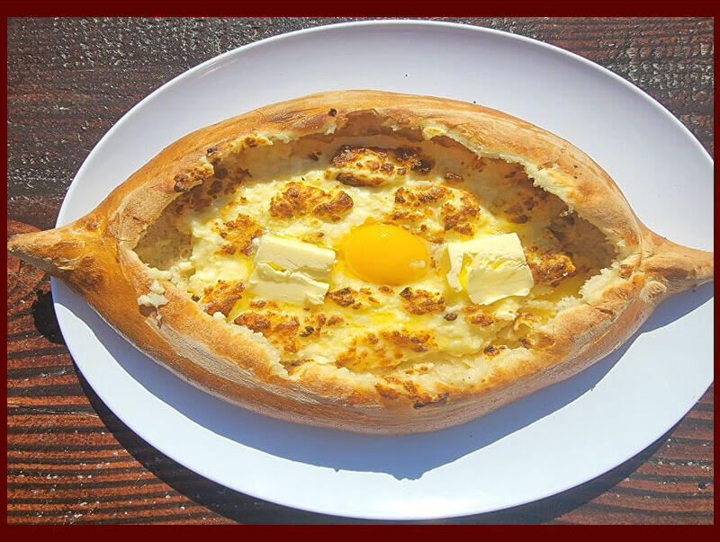 Adjaruli Khachapuri Removed Dough