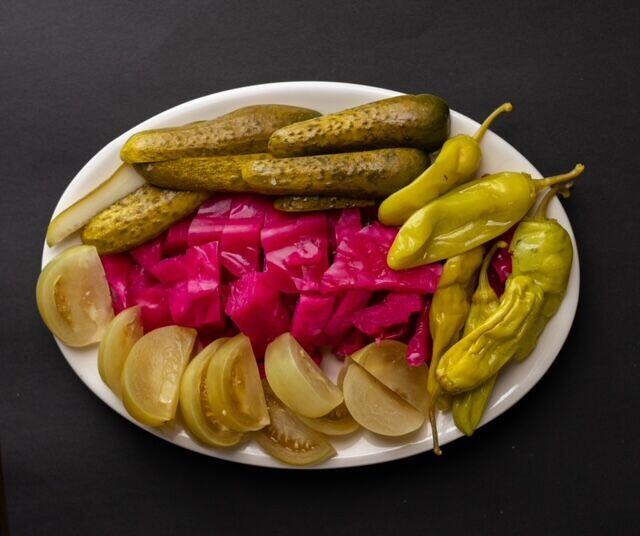 Homemade Pickles Platter